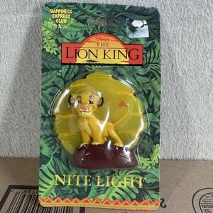 Happiness Express The Lion King SIMBA Night Light Night Light Vintage NIP